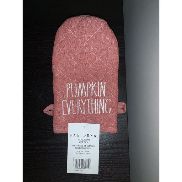 Rea Dunn "Pumpkin Everything" Oven Mitt Set - Picture 1 of 2